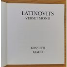 Latinovits Zoltán: Latinovits verset mond  - CD-vel