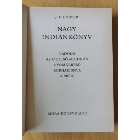 James Fenimore Cooper: Nagy indiánkönyv