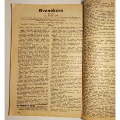   Rejtő Jenő: Elvonókúra - bohózat /Szinházi Élet 1938/40. szám/ Első kiadás!