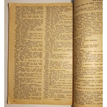 Rejtő Jenő: Elvonókúra - bohózat /Szinházi Élet 1938/40. szám/ Első kiadás!