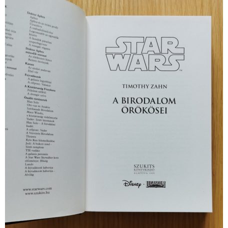 Timothy Zahn: Star Wars: Thrawn-trilógia I-III. - A birodalom örökösei, Sötét erők ébredése, Az utolsó parancs