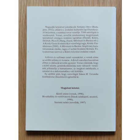 Tárkányi Imre: Kérés és vallomás (Dedikált!)