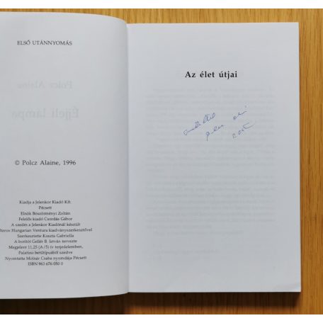 Polcz Alaine: Éjjeli lámpa (Dedikált)