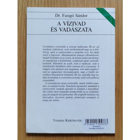 Faragó Sándor, Dr.: A vízivad és vadászata 1991/7.