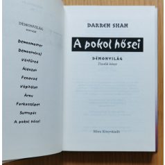 Darren Shan: A pokol hősei