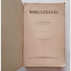 Pettenkoffer Sándor: Borgazdaság (1941)