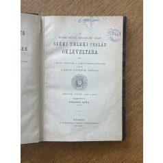   Barabás Samu (szerk.): A római szent birodalmi gróf széki Teleki család oklevéltára II. (1438-1526)