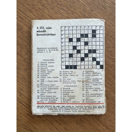 Arthur Applin: Dacos szerelem II. (Milliók Könyve 355.)