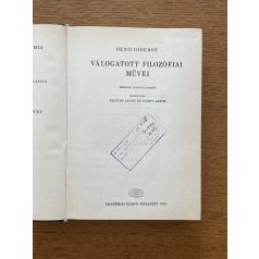 Denis Diderot válogatott filozófiai művei