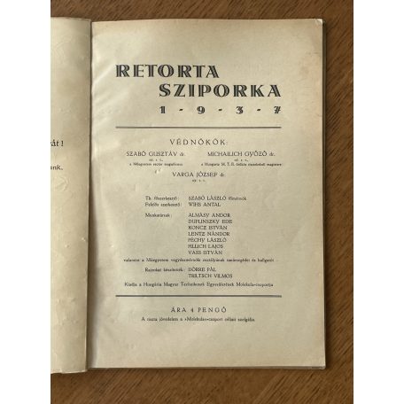 Retorta sziporka 1937