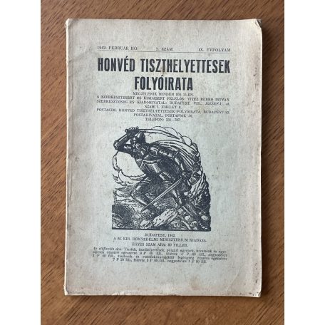 Berkó István, vitéz (szerk.): Honvéd tiszthelyettesek folyóirata IX. évf. 2. sz. - 1942. február