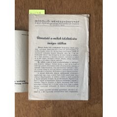 Útmutató a méhek teleltetésére ínséges időben