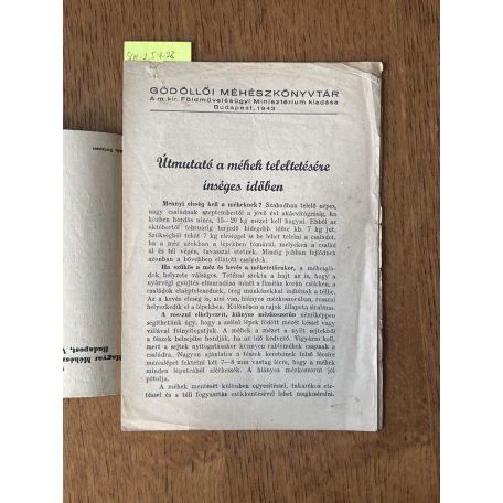 Útmutató a méhek teleltetésére ínséges időben
