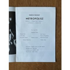   Pécsi Nemzeti Színház műsorfüzet 1971-72. (Metropolisz, Carmen)