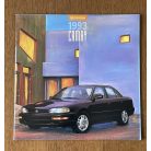 1993 Toyota Camry angol nyelvű katalógus