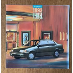 1993 Toyota Tercel angol nyelvű katalógus