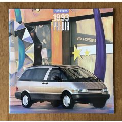 1993 Toyota Previa angol nyelvű katalógus