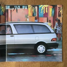 1993 Toyota Previa angol nyelvű katalógus