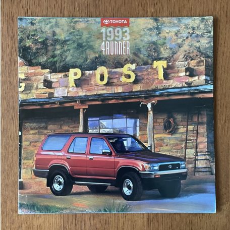 1993 Toyota 4Runner angol nyelvű katalógus