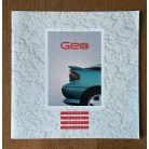 1993 Get To Know Geo - Prizm, Storm, Metro, Tracker angol nyelvű katalógus