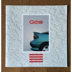   1993 Get To Know Geo - Prizm, Storm, Metro, Tracker angol nyelvű katalógus