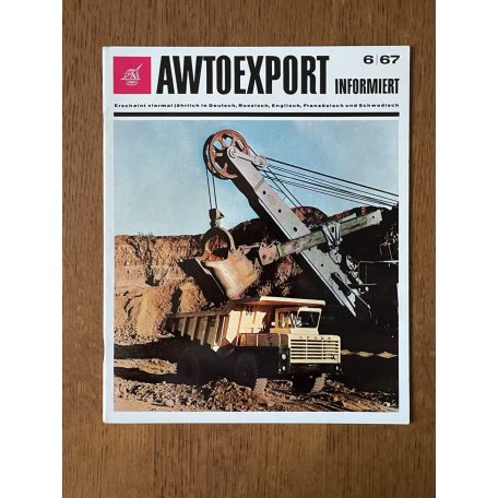 Awtoexport informiert 6/67 német nyelvű katalógus