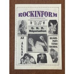 Rockinform I. évf. I. sz. 1992. július