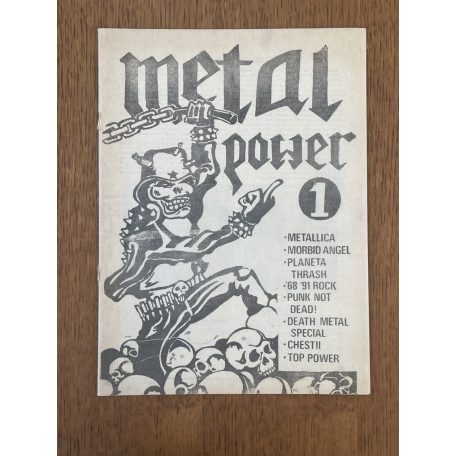 Metal power 1. román nyelvű magazin