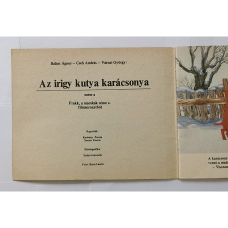 Bálint Ágnes-Cseh András-Várnai György: Frakk - Az irigy kutya karácsonya