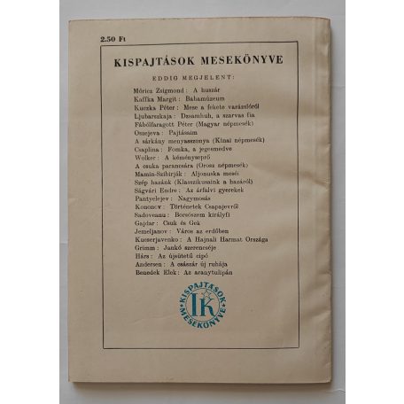 Benedek Elek: Az aranytulipán (Kispajtások mesekönyve)