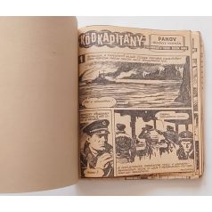   Sebők Imre - Cs. Horváth Tibor - Panov: Ködkapitány /Népszava képregények 68 folytatás/ Első kiadás! (Teljes!)