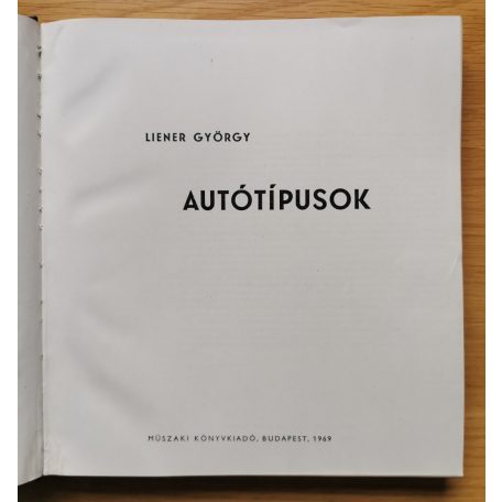 Liener György: Autótípusok - 1969