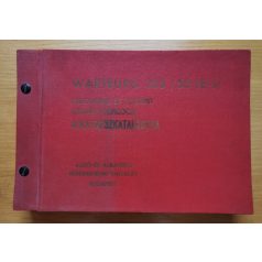   Kuróczi Gyuláné: Wartburg 353 Limousine és Tourist (50 LE-s) személygépkocsi alkatrészkatalógusa