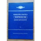 Üzemeltetési utasítás a Wartburg 1000 személygépkocsihoz