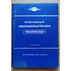 Betriebsanleltung für personenkraftwagen wartburg