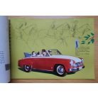 Wartburg személygépjármű reklámprospektusa (német nyelvű)