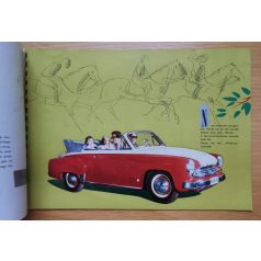   Wartburg személygépjármű reklámprospektusa (német nyelvű)