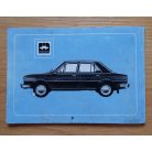 A Skoda 105 S, 105 L, 120 L, 120 LS személygépkocsik kezelési és karbantartási utasítása