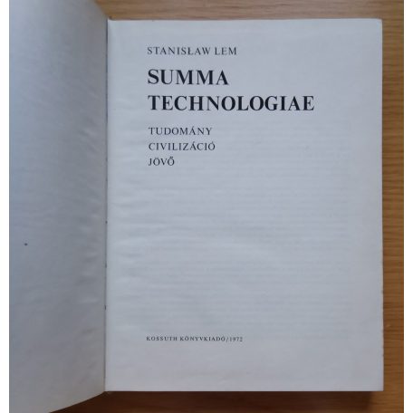 Stanislaw Lem: Summa technologiae
