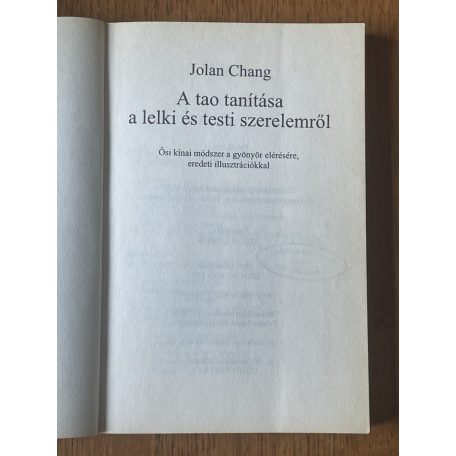 Jolan Chang: A tao tanítása a lelki és testi szerelemről