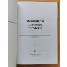 Fehér Bence: Menandrosz protector töredékei