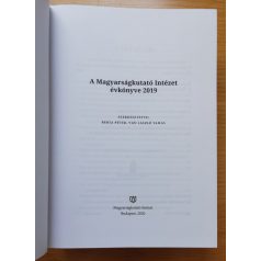   A Magyarságkutató Intézet évkönyve 2019 Szerk.: Virág István
