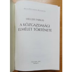 Heller Farkas: A közgazdasági elmélet története