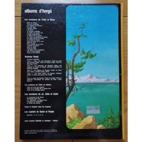 Hergé: Tintin et le lac aux requins