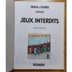 Hergé: Quick & Flupke: Jeux Interdits