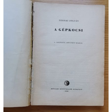 Ternai Zoltán: A gépkocsi 