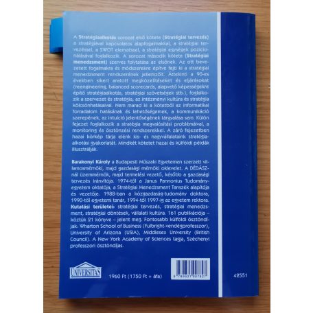 Barakonyi Károly: Stratégiai menedzsment 