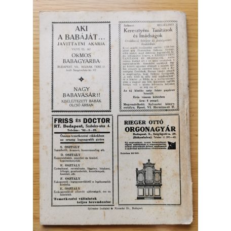 Tildy Zoltán: Keresztyén család képes naptára az 1933. évre