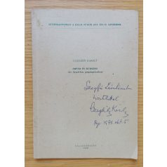 Czeglédy Károly: Árpád és Kurszán ( Dedikált! )