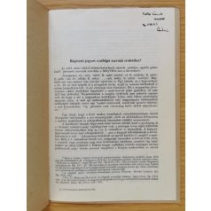   Kovács László: Régészeti jegyzet szablya szavunk eredetéhez ( Dedikált! )